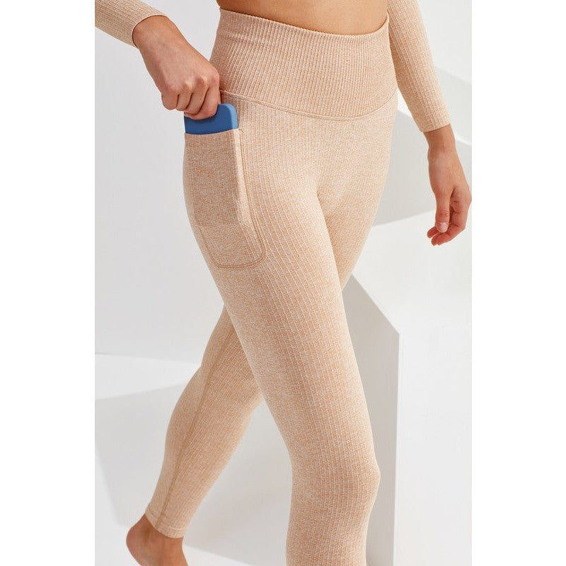 Women's TriDri® Ribbed Seamless 3D Fit Multi-Sport Leggings