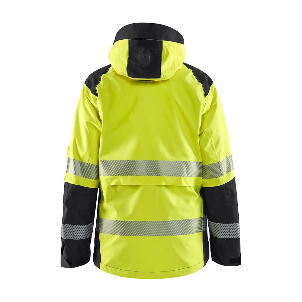 Blaklader Women's Shell Jacket Hi-Vis 4436 #colour_hi-vis-yellow-black