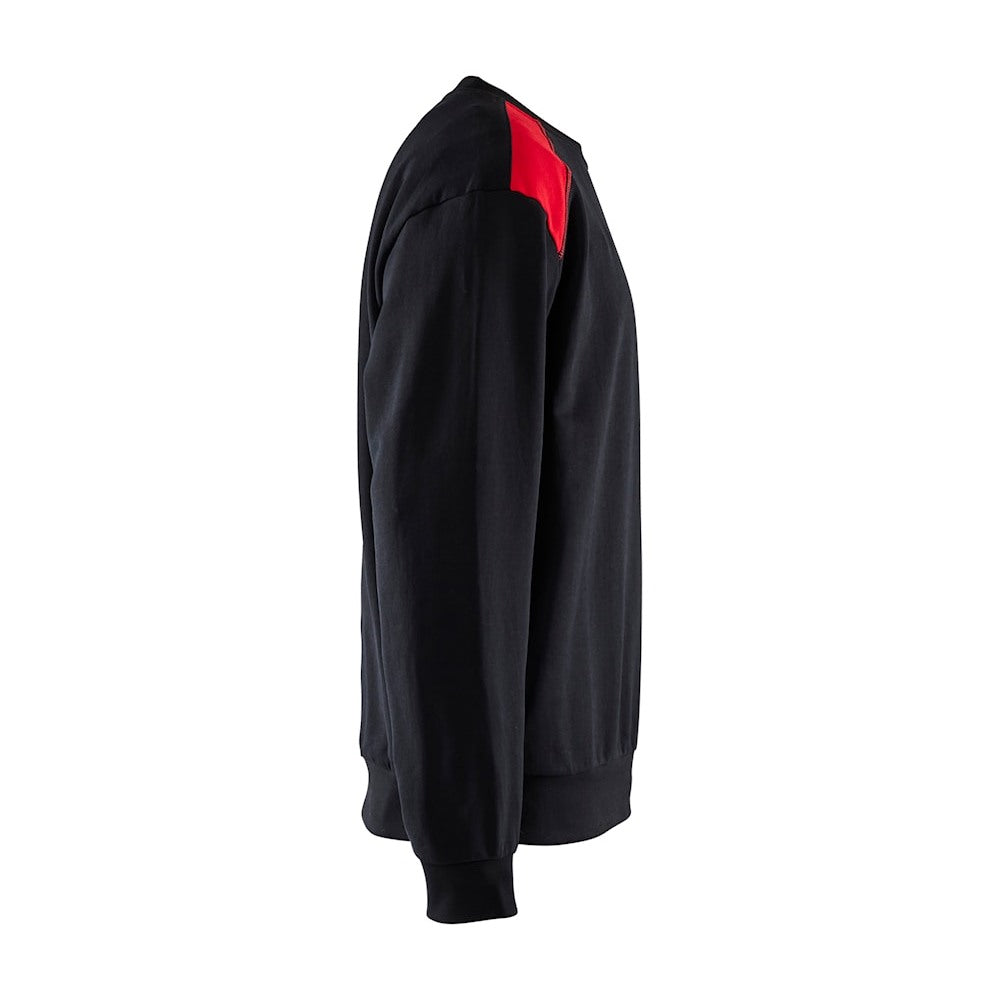 Blaklader Sweatshirt 3580 #colour_black-red