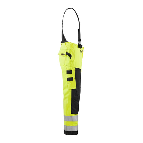 Blaklader Multinorm Winter Trousers 1868 #colour_hi-vis-yellow-navy-blue