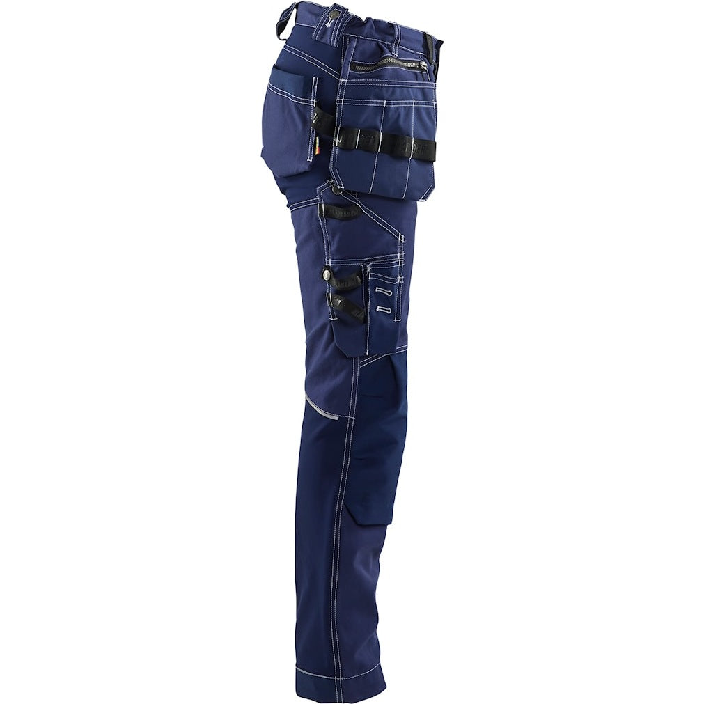 Blaklader Women's Craftsman Trousers with Stretch 7130 #colour_navy-blue
