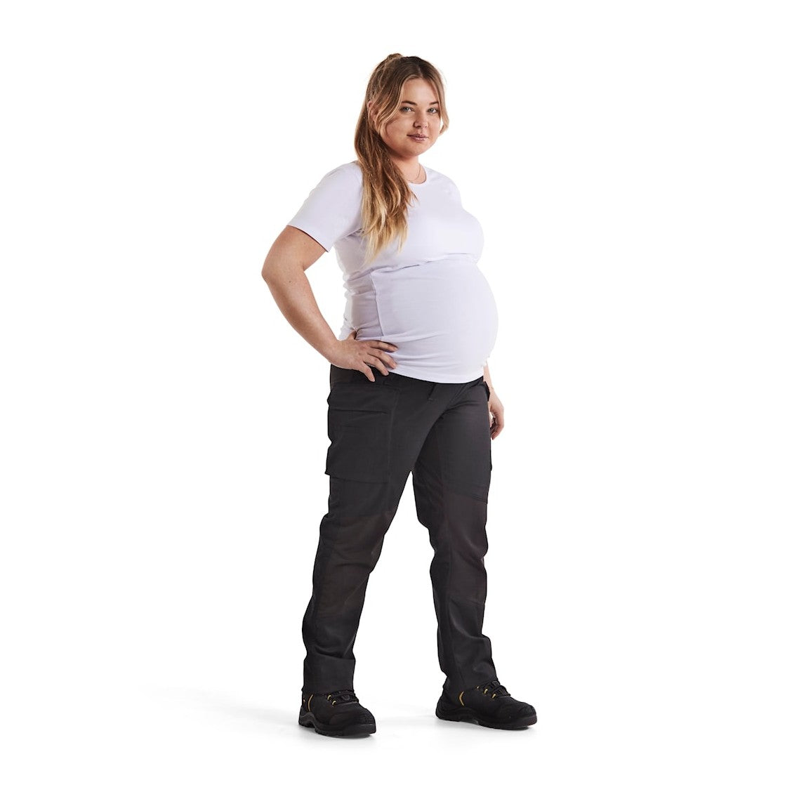 Blaklader Women's Maternity Service Trousers with Stretch 7101 #colour_black