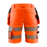 Blaklader Women's Hi-Vis Shorts with Stretch 7186 #colour_orange