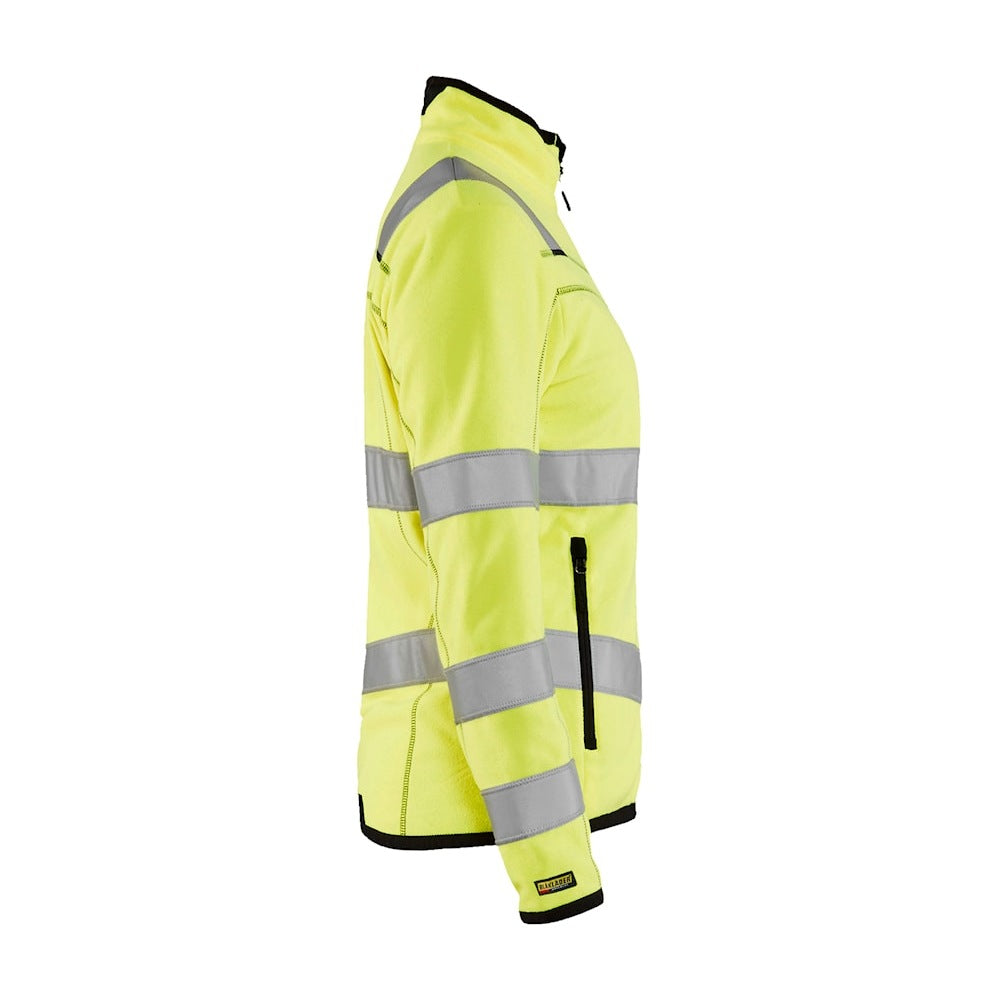 Blaklader Women's Microfleece Jacket Hi-Vis 4966 #colour_hi-vis-yellow
