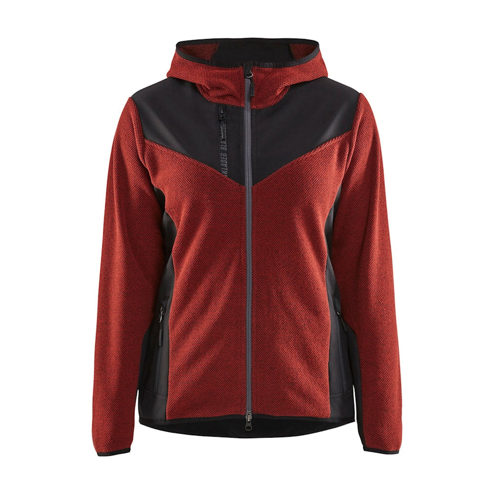 Blaklader Knitted Women's Jacket 5941 #colour_burned-red-black