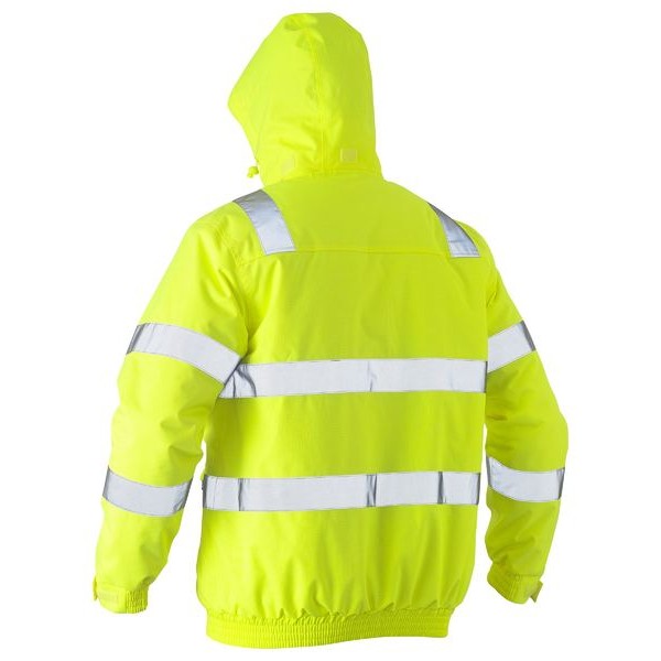 Bisley Taped Hi-Vis Wet Weather Bomber Jacket