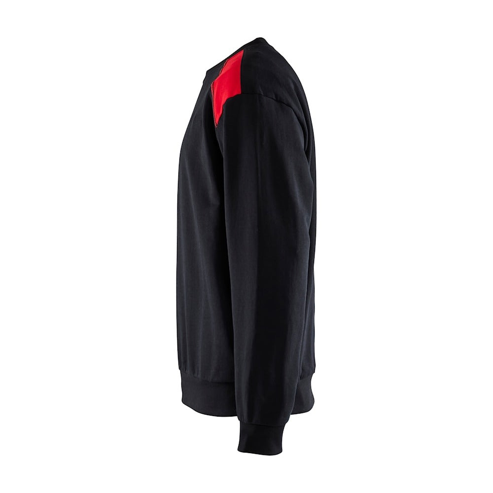 Blaklader Sweatshirt 3580 #colour_black-red