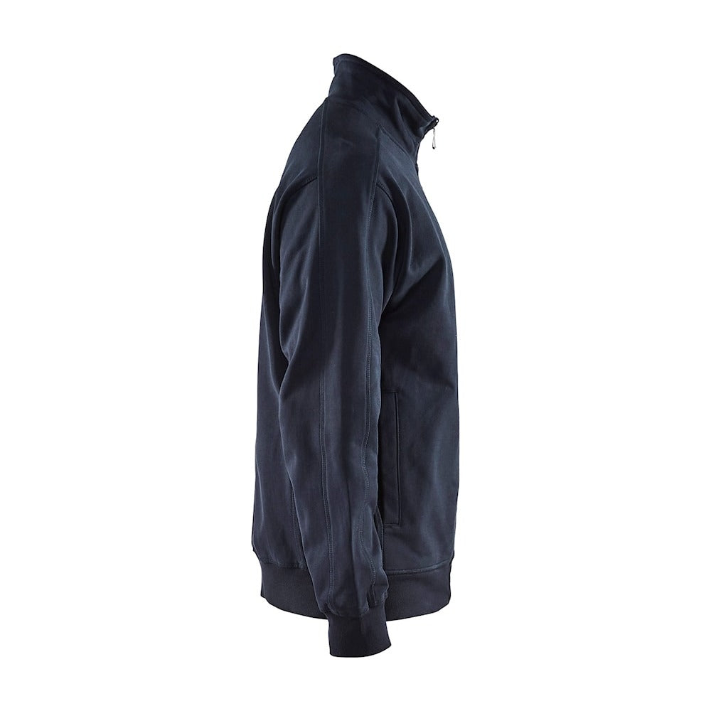 Blaklader Sweatshirt Full Zip 3349 #colour_dark-navy-blue