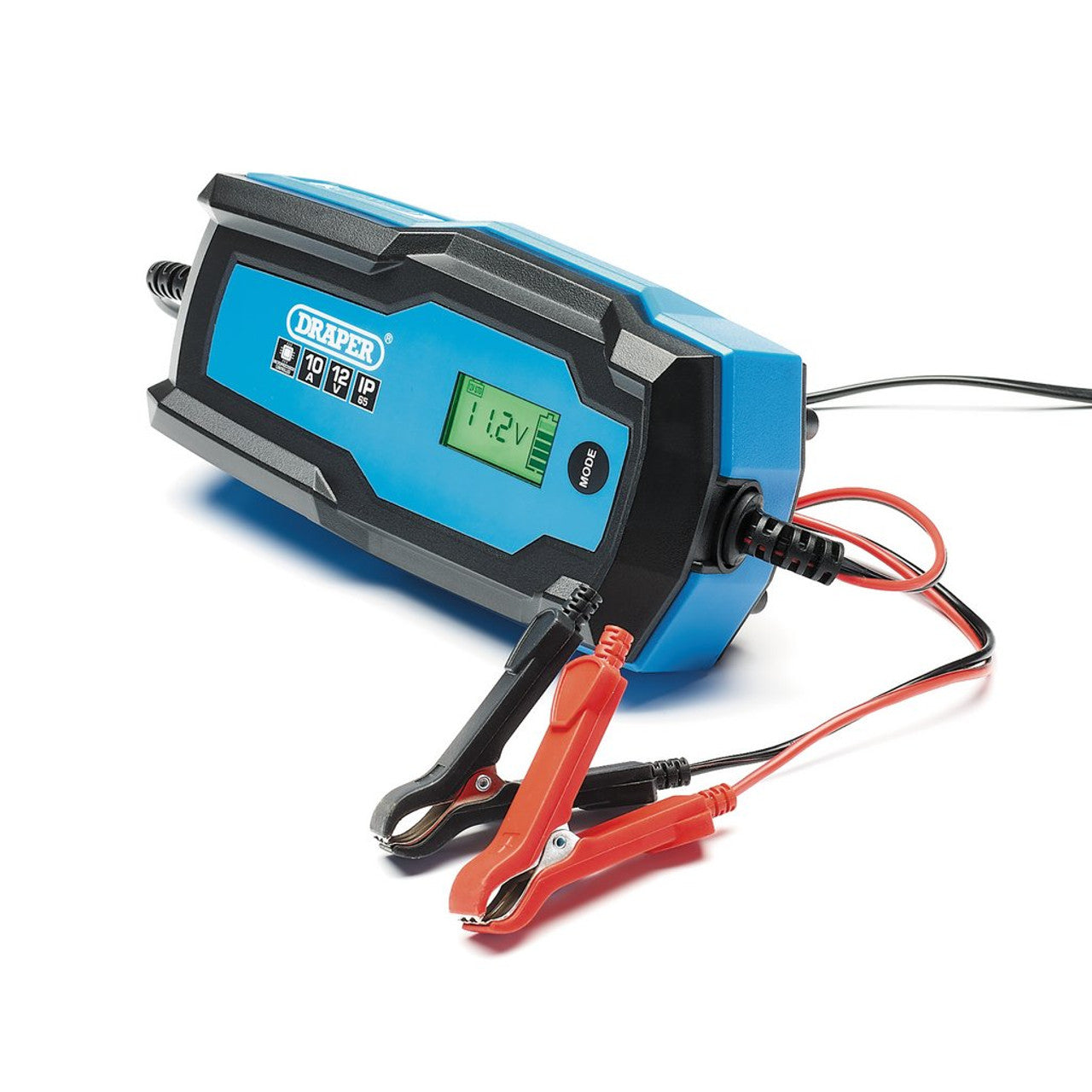Draper Tools 6/12V Smart Charger And Battery Maintainer, 10A