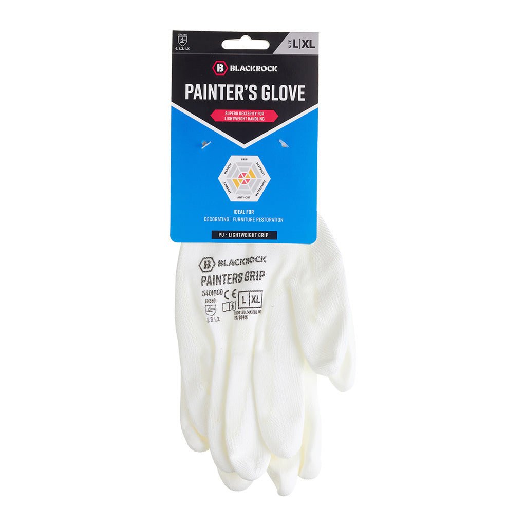 Blackrock Painter's Lightweight PU Gripper Gloves Pair (carded)