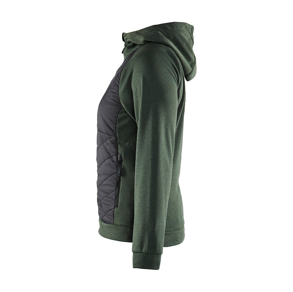 Blaklader Women's Hybrid Sweater 3464 #colour_autumn-green-black