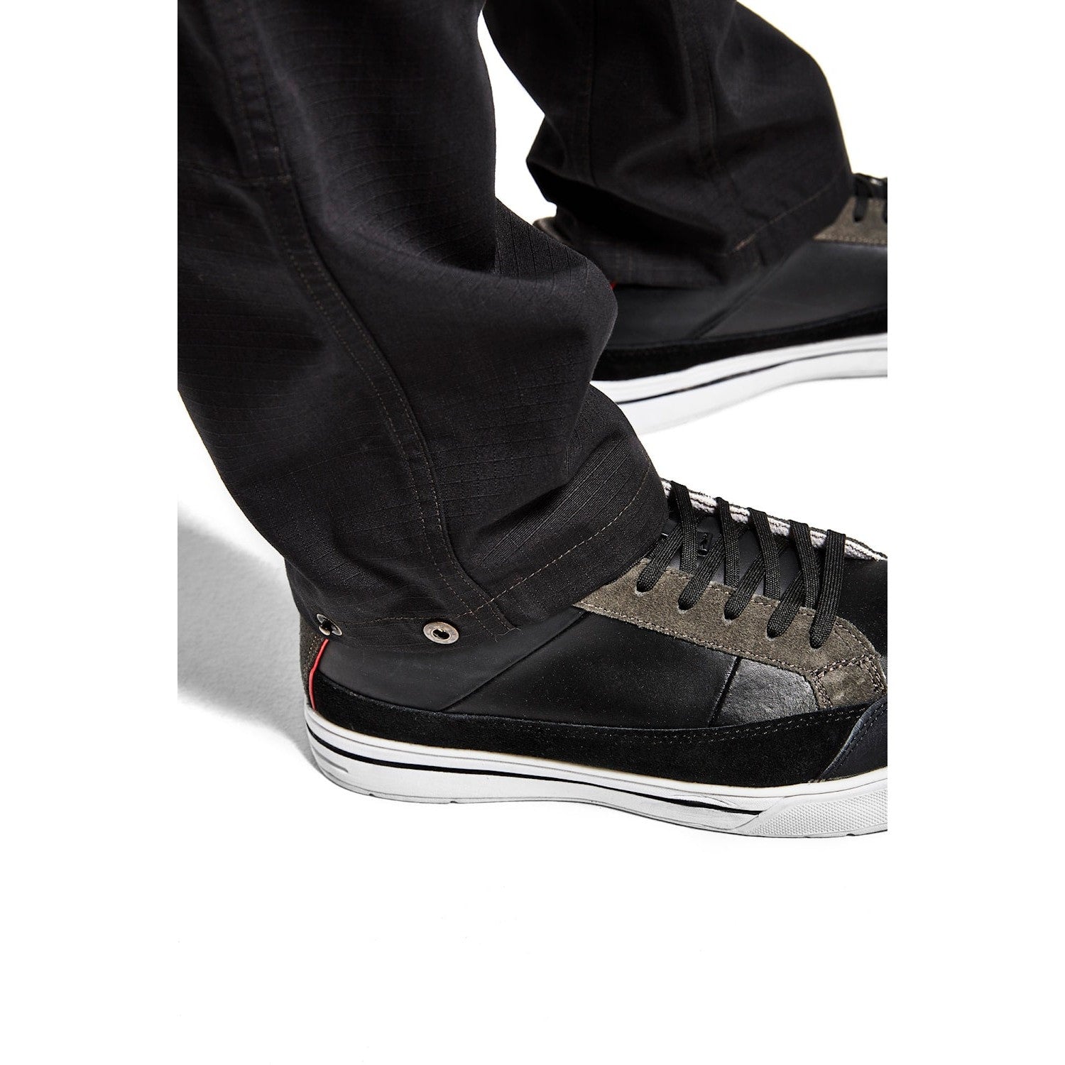 Blaklader Service Trousers with Stretch And Nail Pockets 1496 #colour_black-red