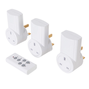 Powermaster Wireless Remote Control Power Socket 230V 3pk