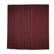 Draper Tools 1/2 Sanding Sheets, 115 x 280mm, 40 Grit (Pack Of 10)