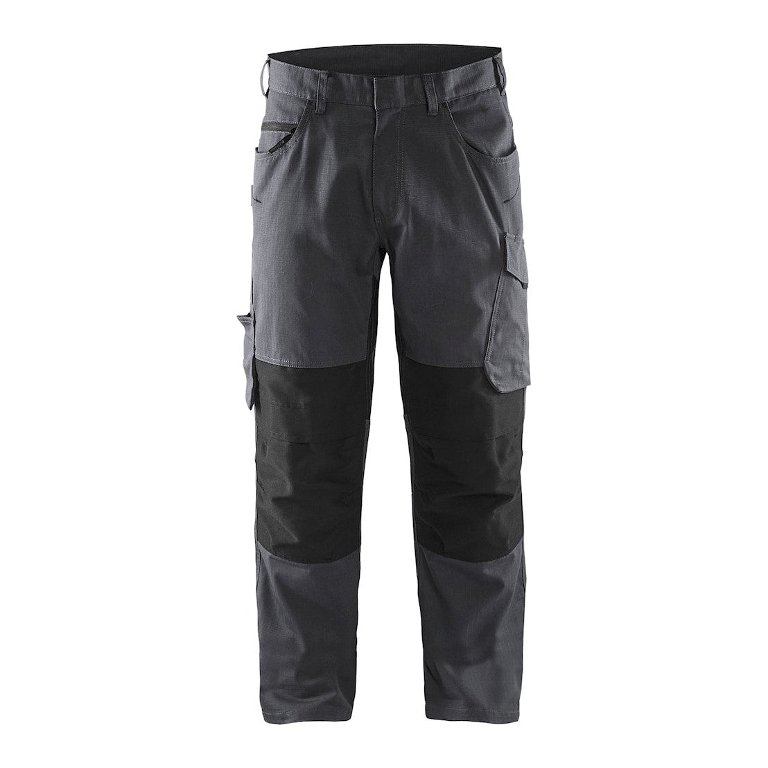 Blaklader Service Trousers with Stretch 1495 #colour_mid-grey-black