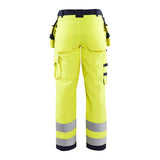 Blaklader Multinorm Craftsman Trousers 1579 #colour_hi-vis-yellow-navy-blue