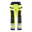 Blaklader Multinorm Craftsman Trousers 1579 #colour_hi-vis-yellow-navy-blue
