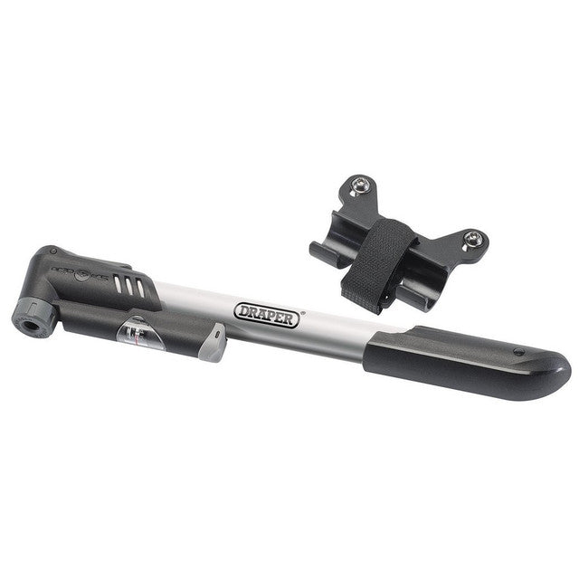 Draper Tools Dual Connector Bicycle Hand Pump