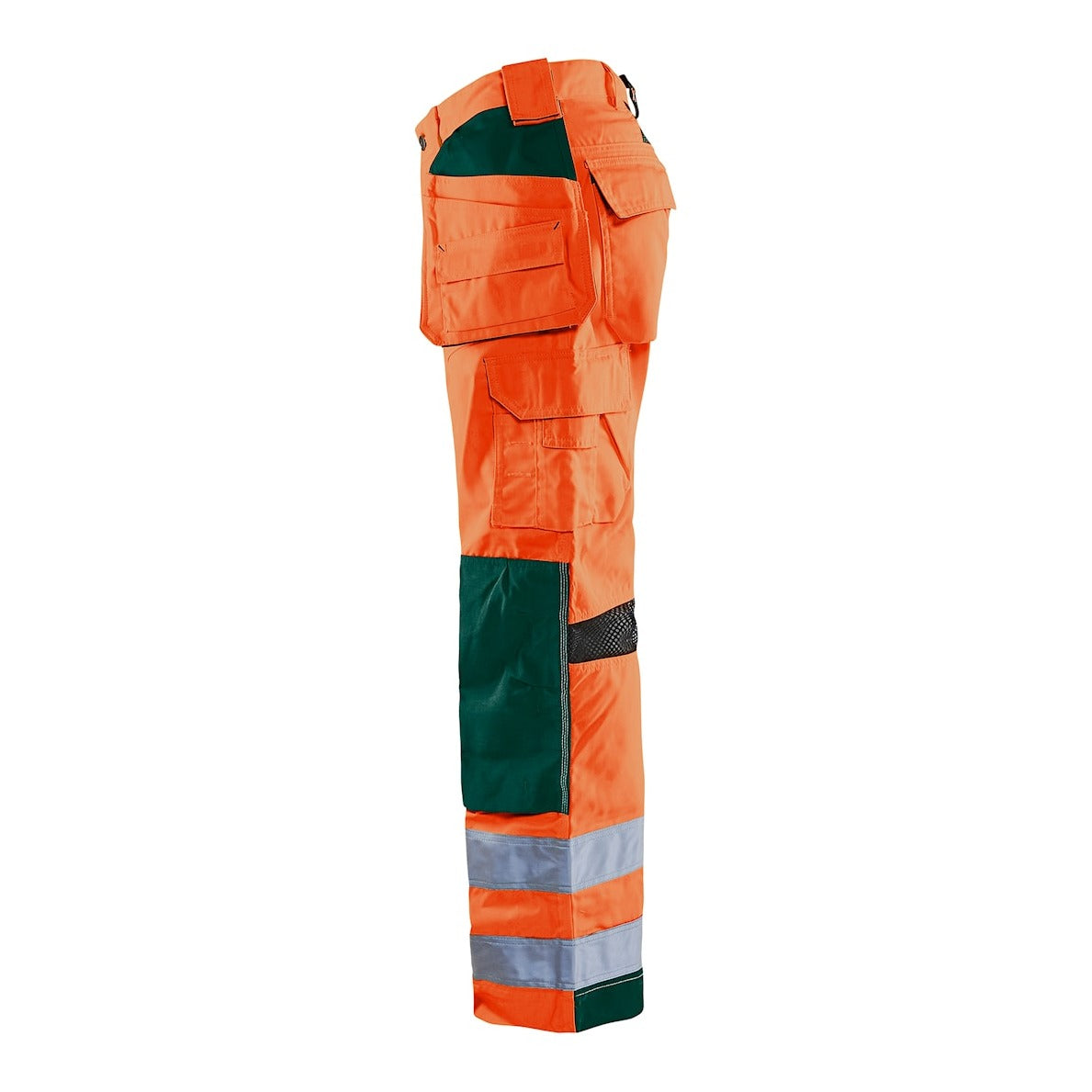 Blaklader Ventilated Hi-Vis Trousers 1565 #colour_orange-green