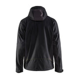 Blaklader Softshell Jacket with Hood 4753 #colour_black-hi-vis-yellow