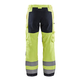 Blaklader Trousers Multinorm Inherent with Stretch Women 7191 #colour_hi-vis-yellow-navy-blue