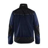 Blaklader Windproof Fleece Jacket 4955 #colour_navy-blue-black
