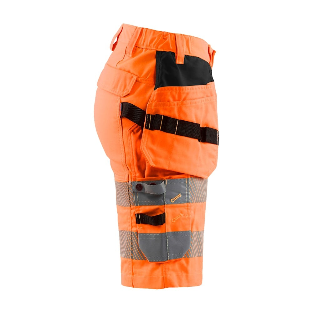 Blaklader Women's Hi-Vis Shorts with Stretch 7186 #colour_orange