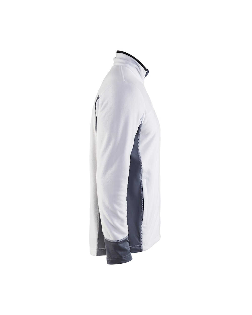Blaklader Super Lightweight Fleece Jacket 4895 #colour_white-grey