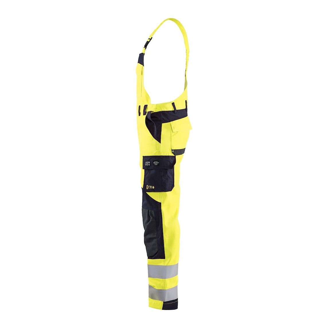 Blaklader Multinorm Inherent Bib 2889 #colour_hi-vis-yellow-navy-blue
