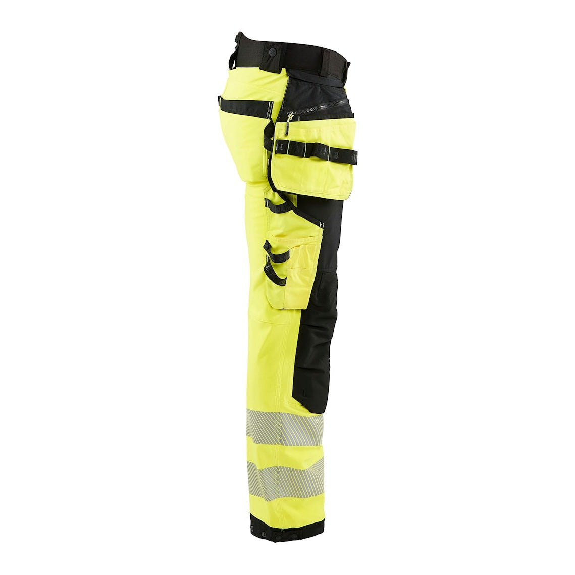 Blaklader Softshell Hi-Vis Trousers 1820 #colour_hi-vis-yellow-black