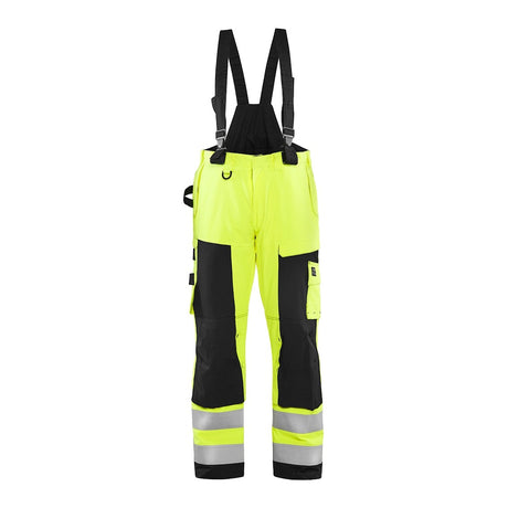 Blaklader Multinorm Winter Trousers 1868 #colour_hi-vis-yellow-navy-blue