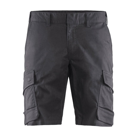 Blaklader Industry Shorts Stretch 1446 #colour_mid-grey-black