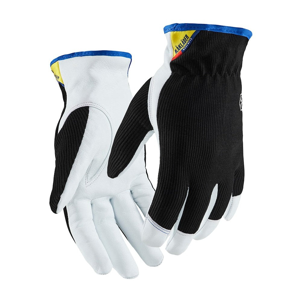 Blaklader Work Gloves Lined 2286 #colour_black-white