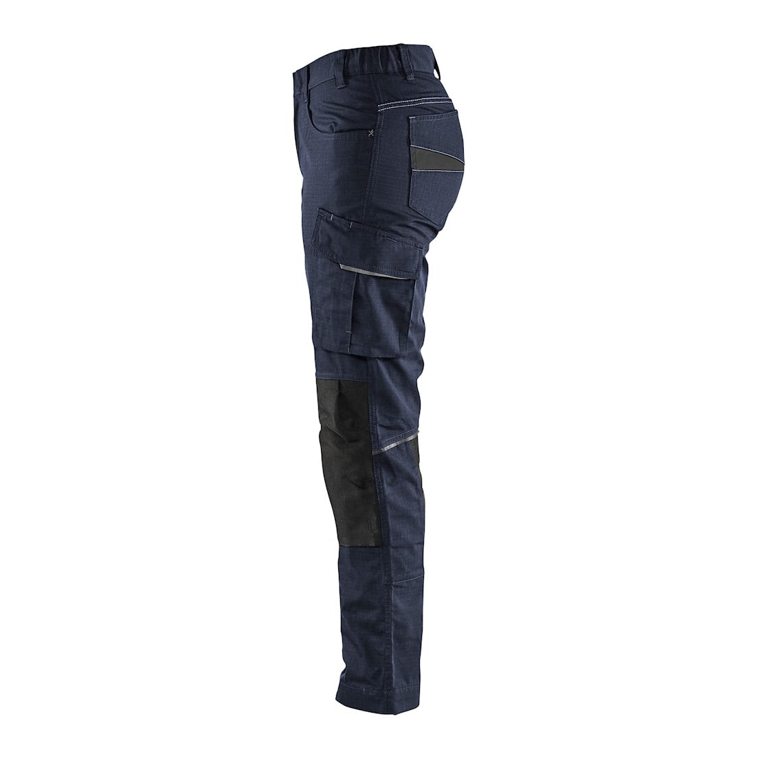 Blaklader Women's Service Trousers with Stretch 7195 #colour_dark-navy-black