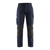 Blaklader Women's Service Trousers with Stretch 7195 #colour_dark-navy-black