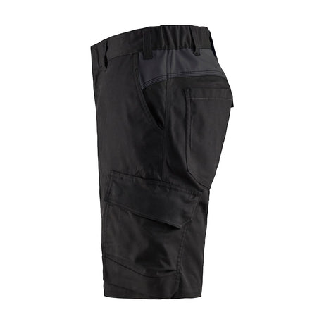 Blaklader Industry Shorts Stretch 1446 #colour_black-dark-grey
