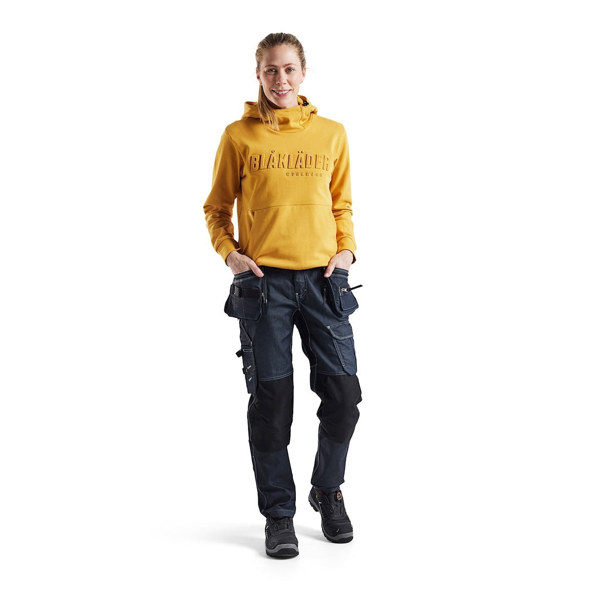 Blaklader Women's Hoodie 3D 3560 #colour_honey-gold