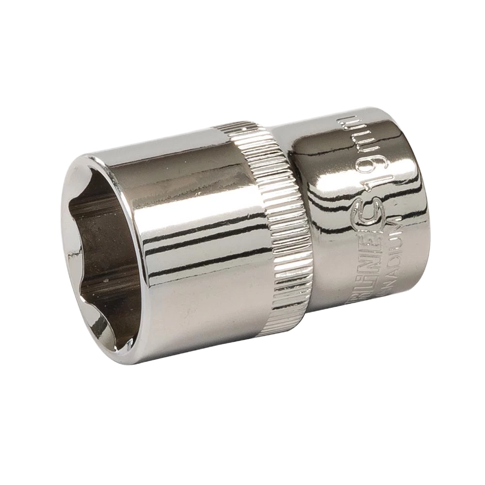 Silverline Socket 1/2" Drive 6pt Metric