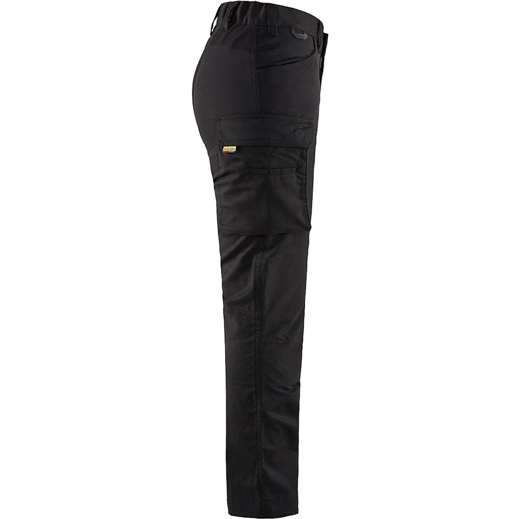 Blaklader Women's Service Trousers Stretch 7147 #colour_black