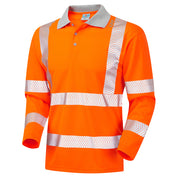 Leo Workwear BARRICANE Leo EcoViz Performance+ Sleeved Polo Shirt
