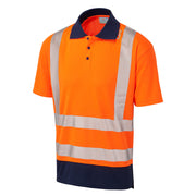 Leo Workwear MORTEHOE Leo EcoViz Performance+ Dual Colour Polo Shirt