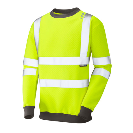 Leo Workwear WINKLEIGH Leo EcoViz Crew Neck Sweatshirt