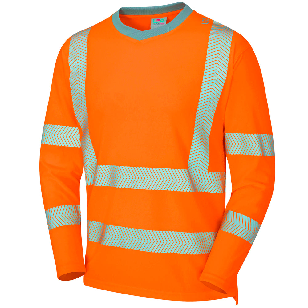 Leo Workwear CAPSTONE Leo EcoViz Performance+ Sleeved T-Shirt