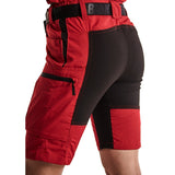 Blaklader Women's Service Shorts with Stretch 7149 #colour_red-black