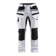 Blaklader Painter Trousers with Stretch 1910 #colour_white-black