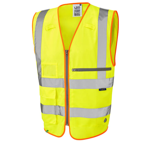 Leo Workwear FORELAND Leo EcoViz Tablet Pocket Superior Waistcoat