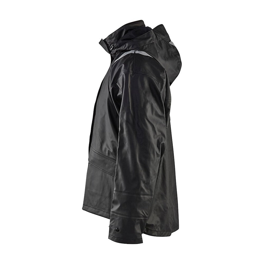 Blaklader Rain Jacket Hi-Vis Level 2 4302 #colour_black