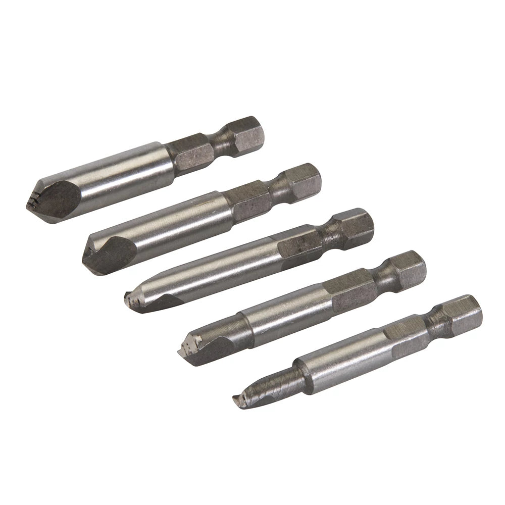 Silverline Damaged Screw Remover Set 5Pce