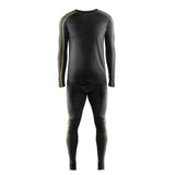 Blaklader Underwear Top Xlight, 100% Merino 4799 #colour_dark-grey-yellow