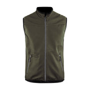 Blaklader Softshell Vest 3850 #colour_dark-olive-green-black
